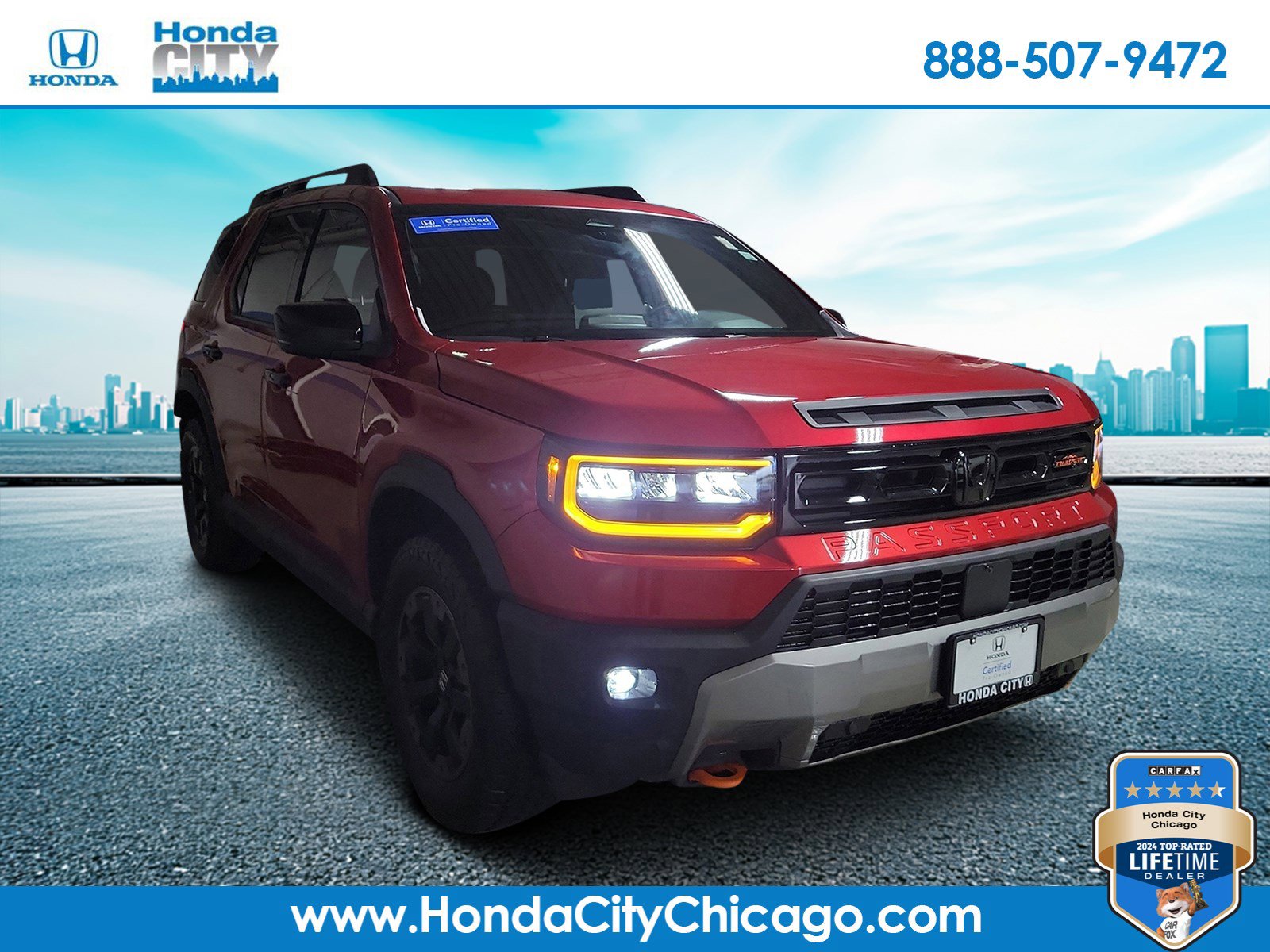 Certified 2026 Honda Passport TrailSport Elite