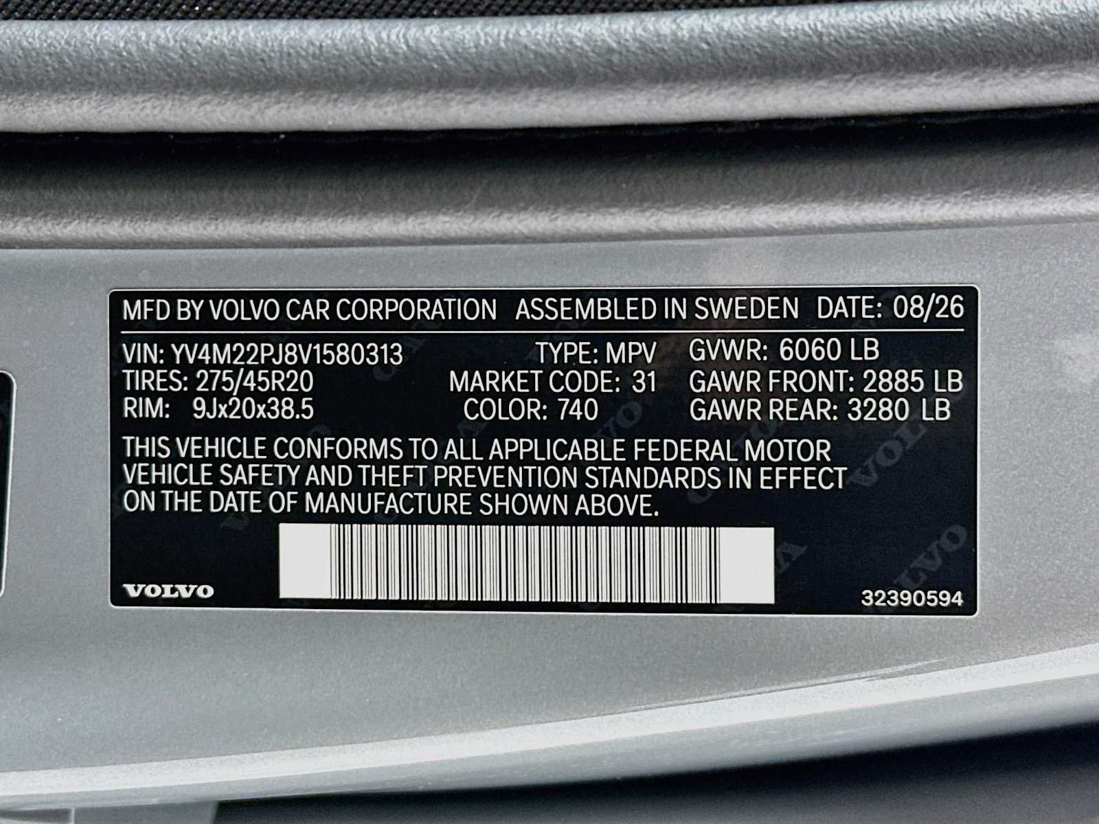New 2027 Volvo XC90 B5 Core AWD/4WD image 31