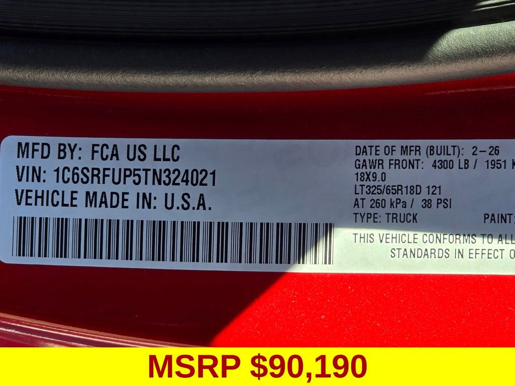 New 2026 RAM 1500 RHO w/ RHO Level 1 Equipment Group image 43