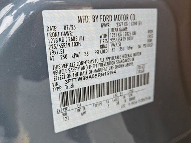 New 2025 Ford Maverick Lariat w/ Black Appearance Package image 51