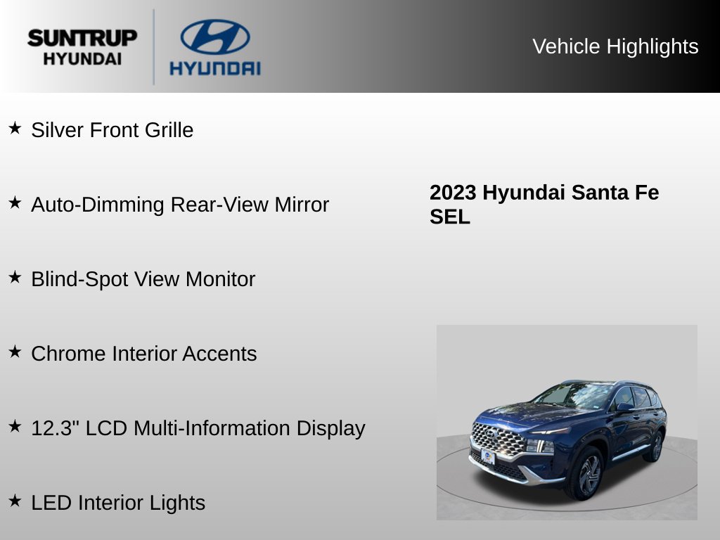 Used 2023 Hyundai Santa Fe SEL w/ Premium Package AWD/4WD image 30