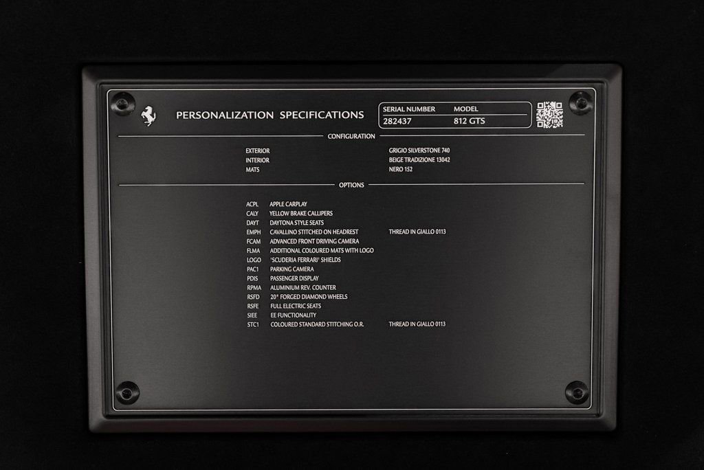 Certified 2022 Ferrari 812 GTS RWD image 22