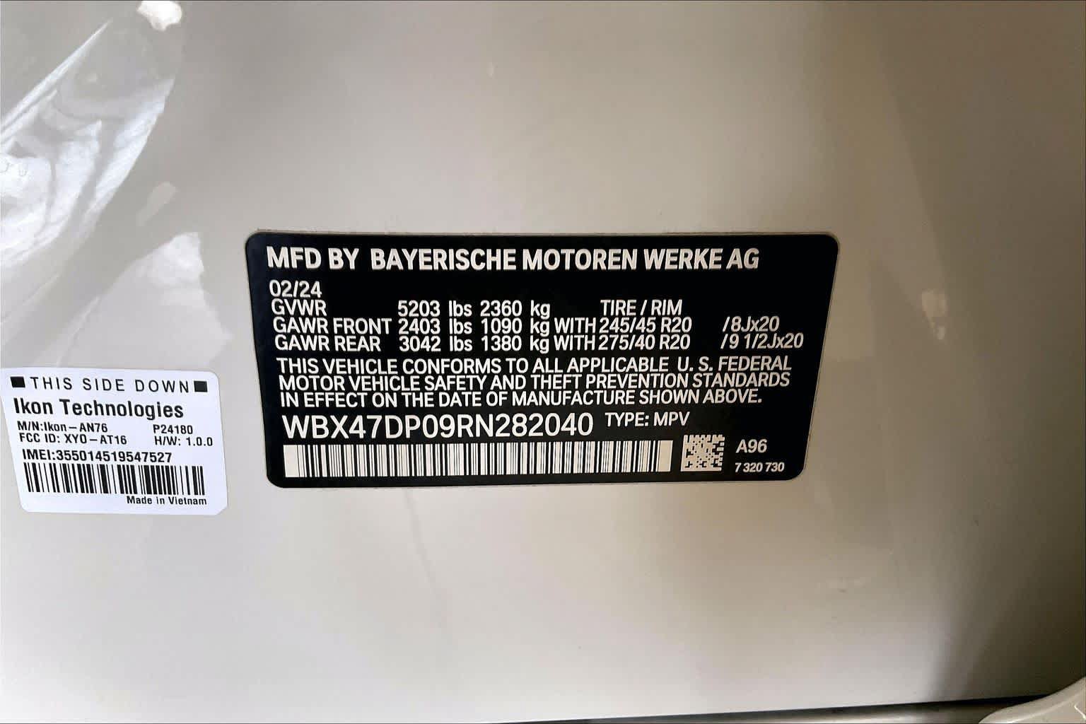 Used 2024 BMW X3 sDrive30i w/ M Sport Package RWD image 32