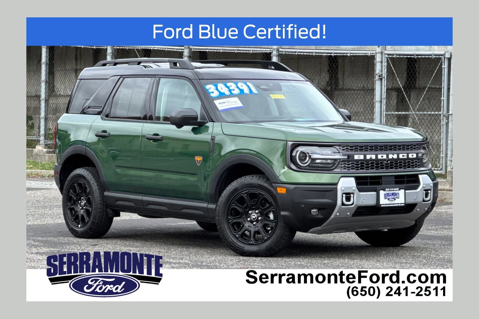 Certified 2025 Ford Bronco Sport Badlands