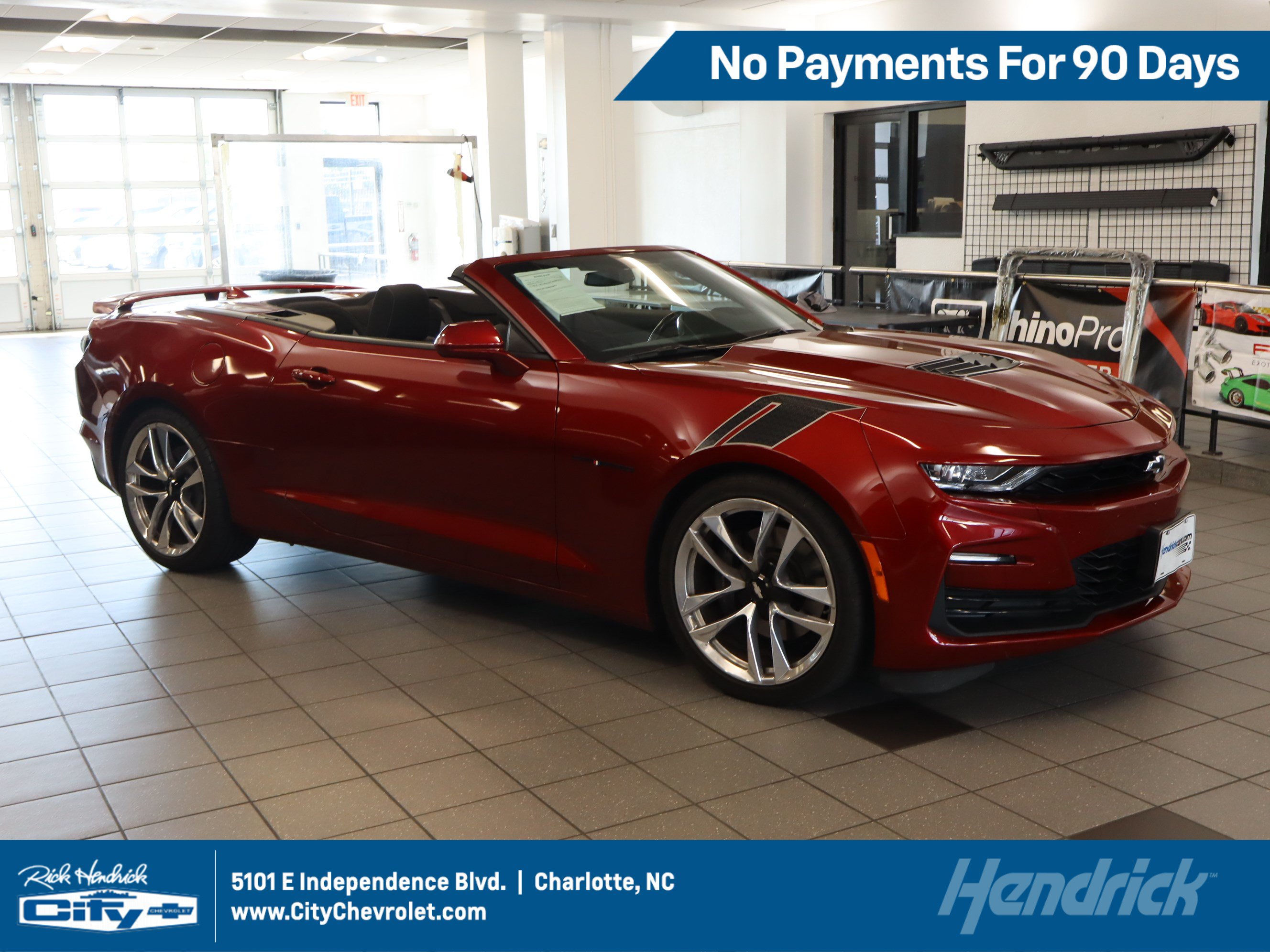 Used 2021 Chevrolet Camaro SS w/ Wild Cherry Design Package 1 RWD image 1