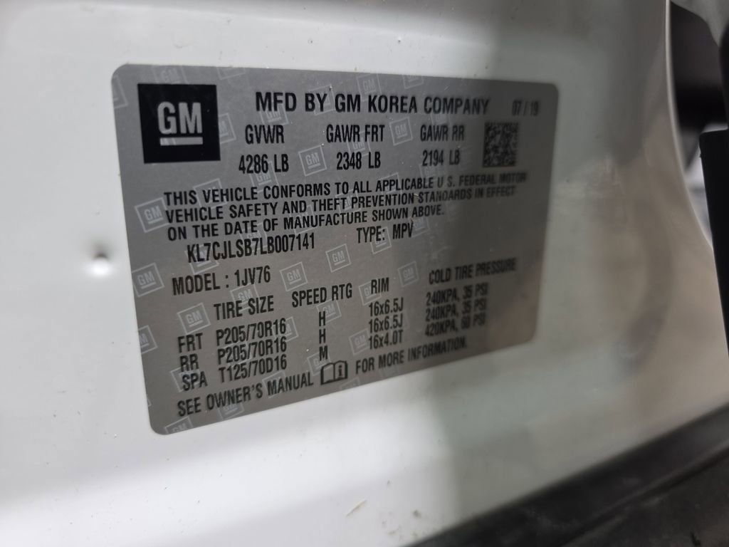 Used 2020 Chevrolet Trax LT w/ LT Convenience Package FWD image 34