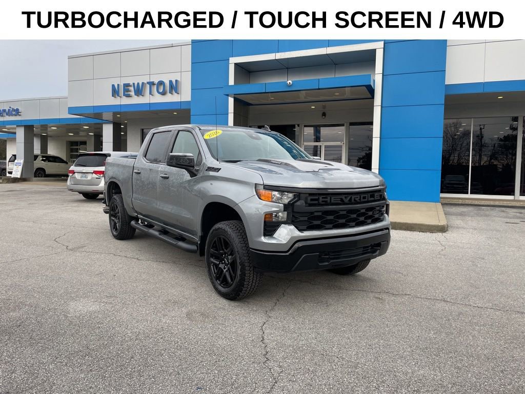 New 2026 Chevrolet Silverado 1500 Custom Trail Boss w/ Turbomax Blackout Package