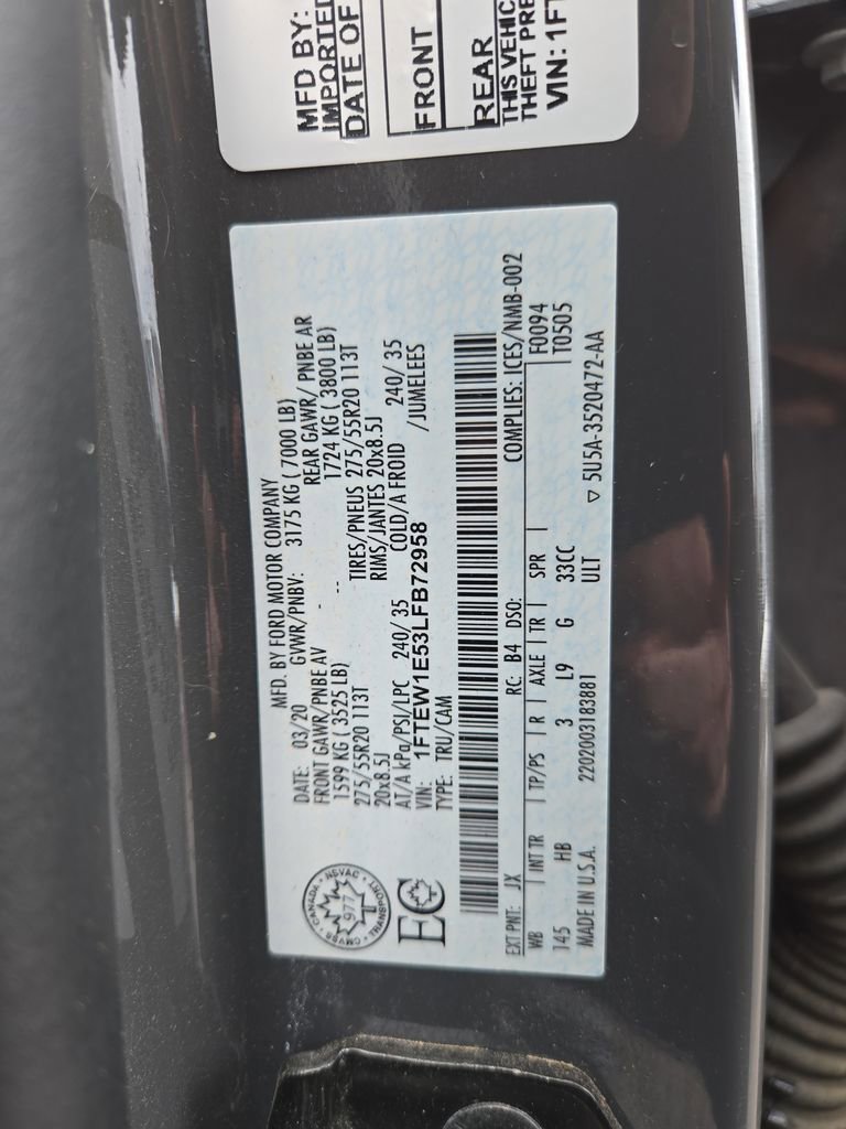 Used 2020 Ford F150 Lariat w/ Equipment Group 502A Luxury image 31