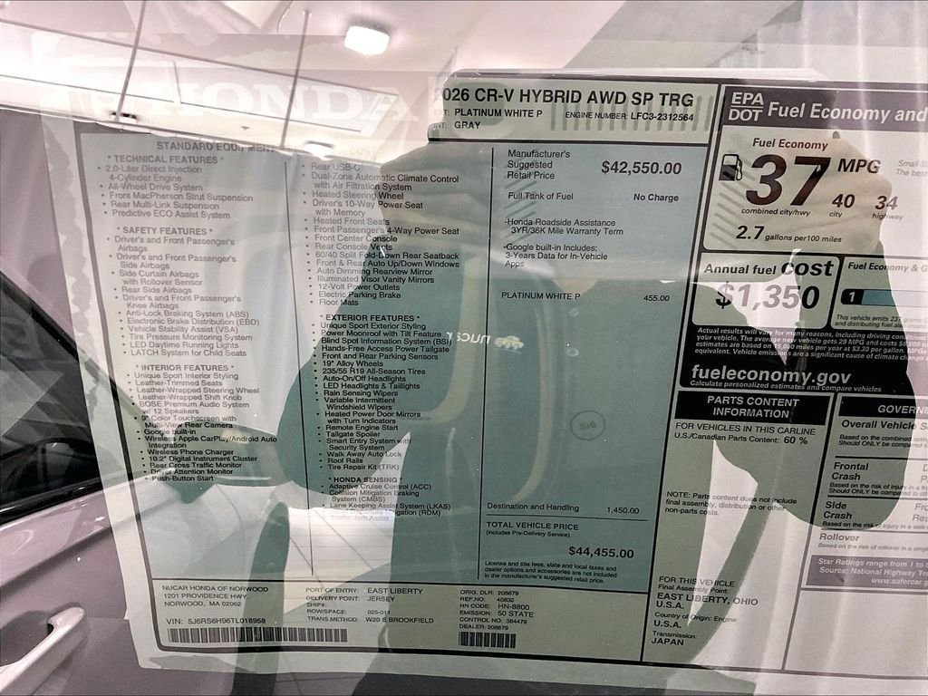 New 2026 Honda CR-V Sport Touring image 18