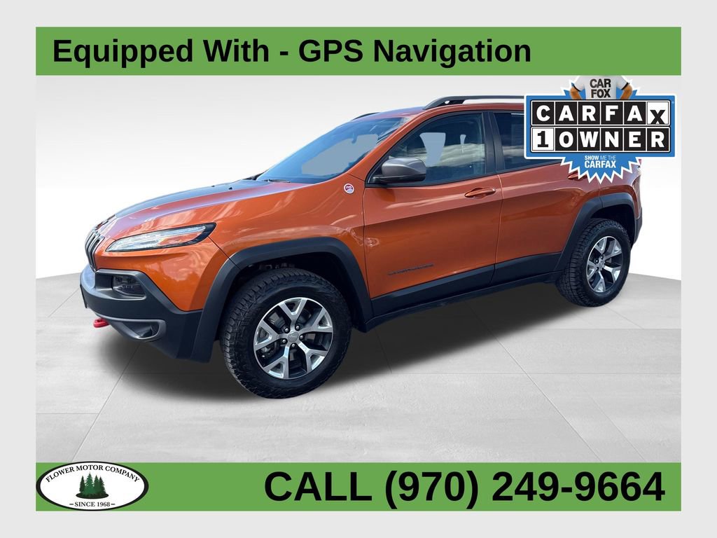 Used 2015 Jeep Cherokee Trailhawk w/ Leather Interior Group