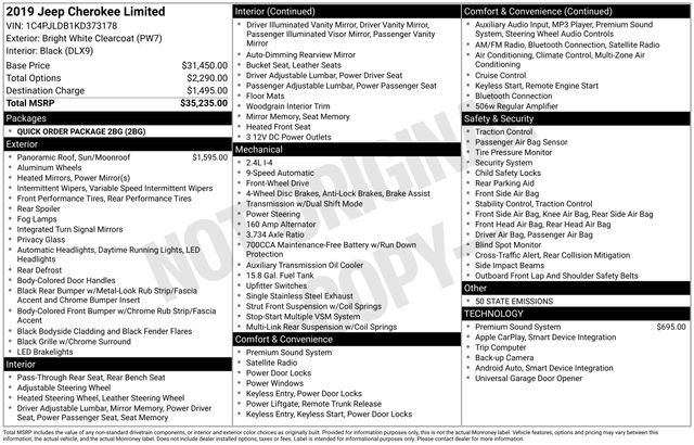 Used 2019 Jeep Cherokee Limited image 6