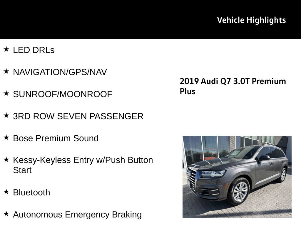 Used 2019 Audi Q7 3.0T Premium Plus w/ Premium Plus Package AWD/4WD image 28