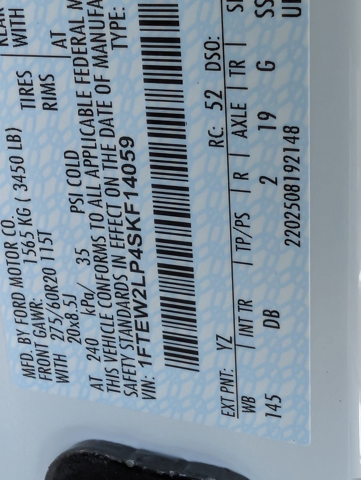 Used 2025 Ford F150 STX w/ Equipment Group 200A image 27