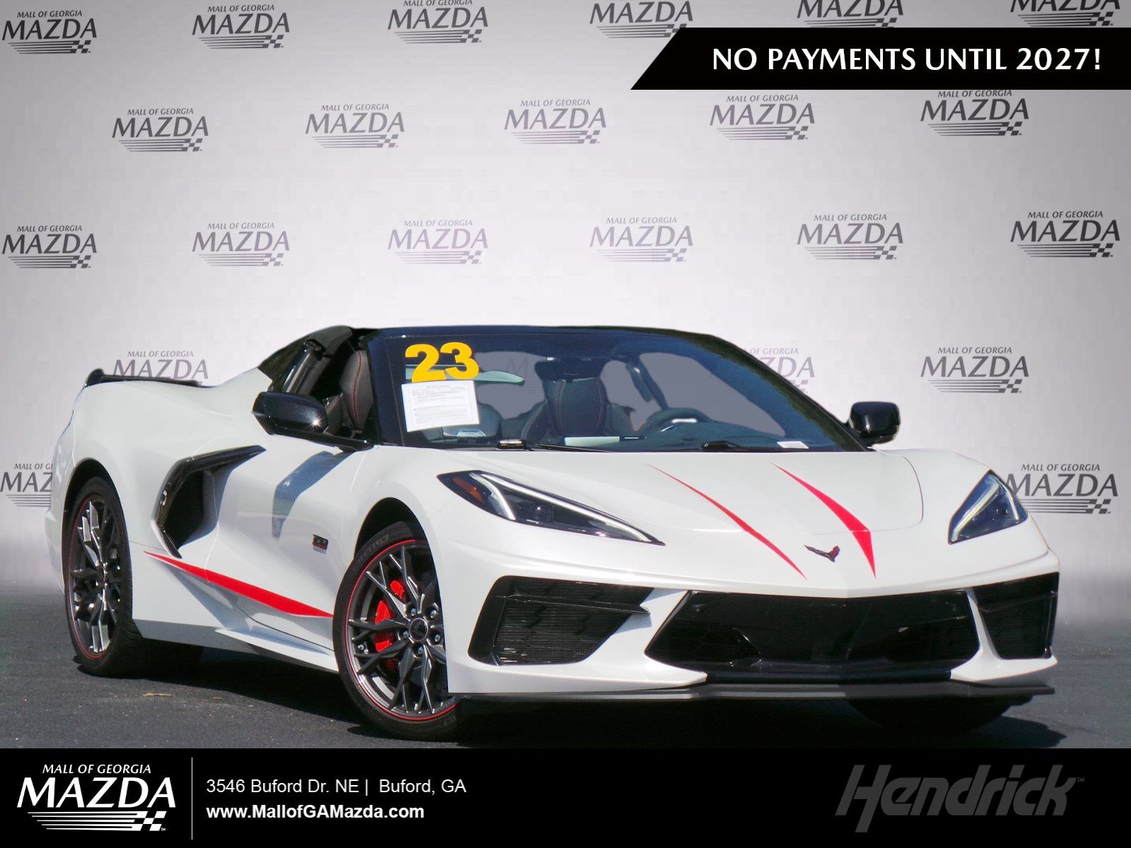 Used 2023 Chevrolet Corvette Stingray Premium Conv w/ Z51 Performance Package RWD image 1