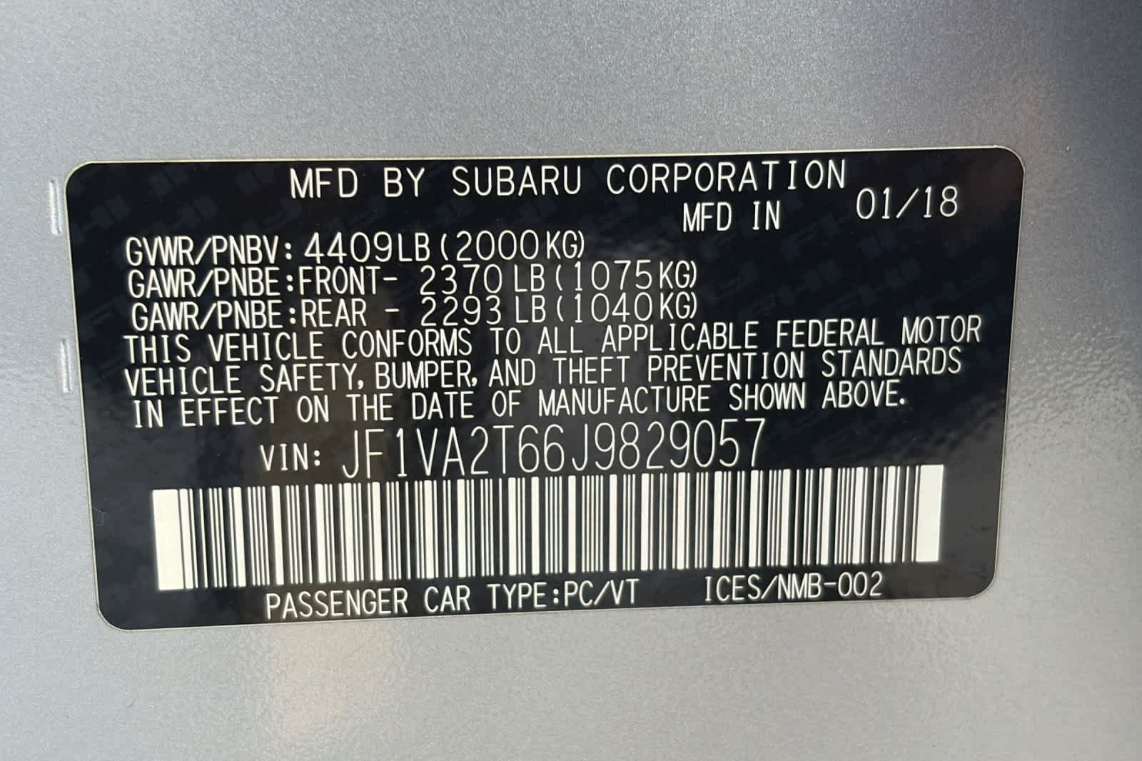Used 2018 Subaru WRX STI Limited w/ Popular Package #1 AWD/4WD image 30