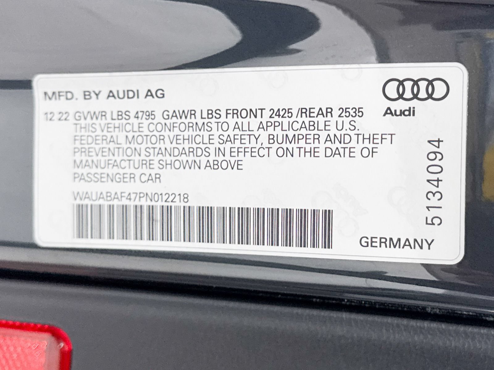 Used 2023 Audi A4 2.0T Premium w/ Convenience Package AWD/4WD image 39