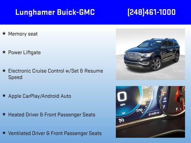 Used 2019 GMC Acadia Denali FWD image 12