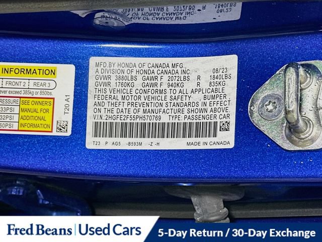 Used 2023 Honda Civic Sport image 32