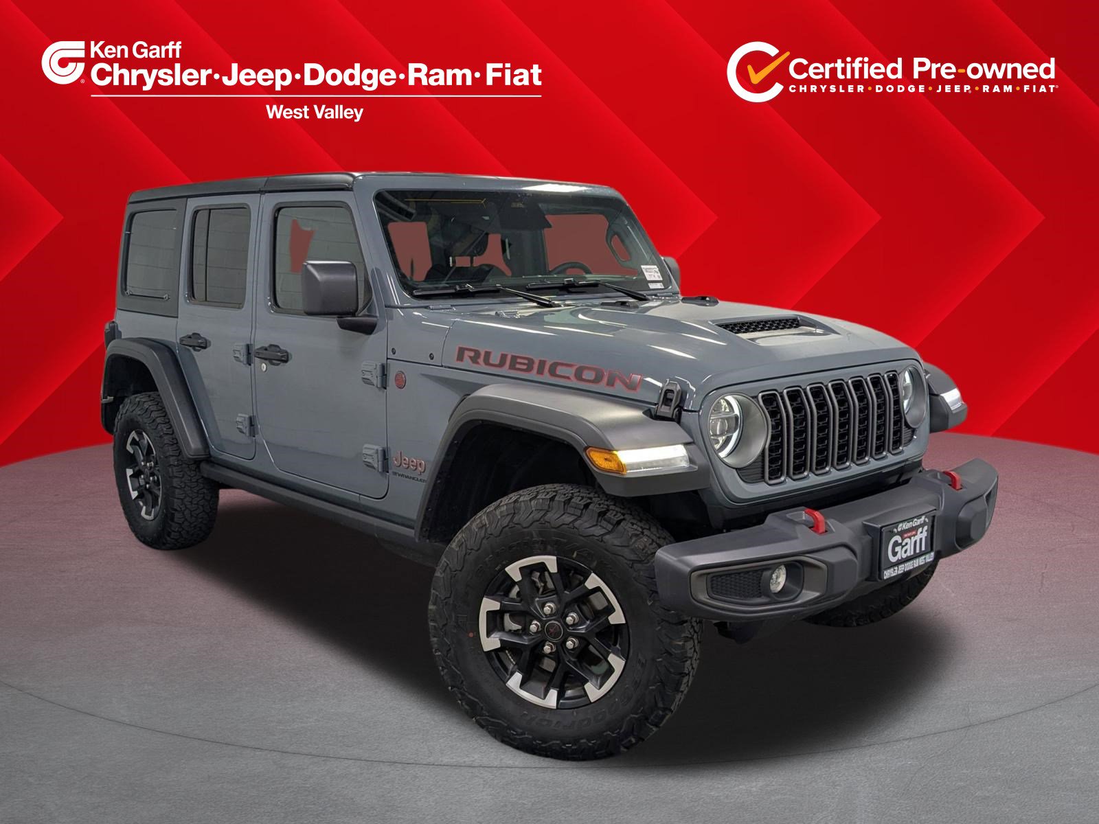 Certified 2026 Jeep Wrangler Unlimited Rubicon AWD/4WD image 1