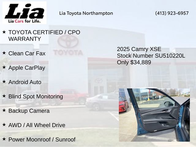 Used 2025 Toyota Camry XSE image 7