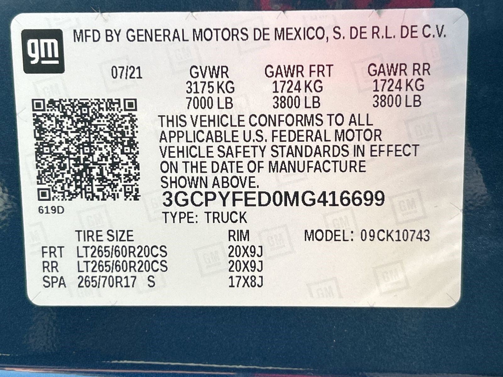 Used 2021 Chevrolet Silverado 1500 LT Trail Boss w/ Bed Protection Package AWD/4WD image 20