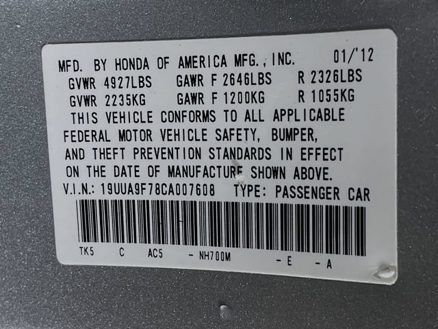 Used 2012 Acura TL SH-AWD image 11