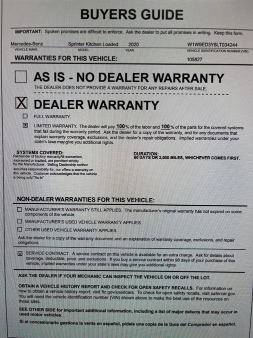 Used 2020 Mercedes-Benz Sprinter 4500 w/ Premium Plus Package image 63