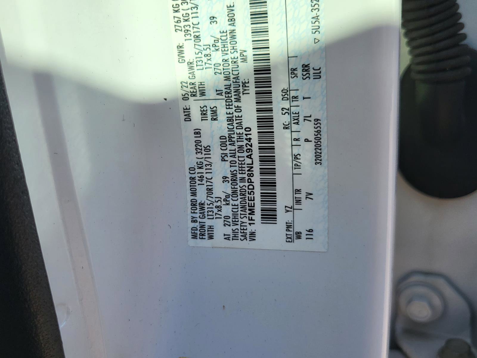 Used 2022 Ford Bronco Outer Banks w/ Sasquatch Package image 35