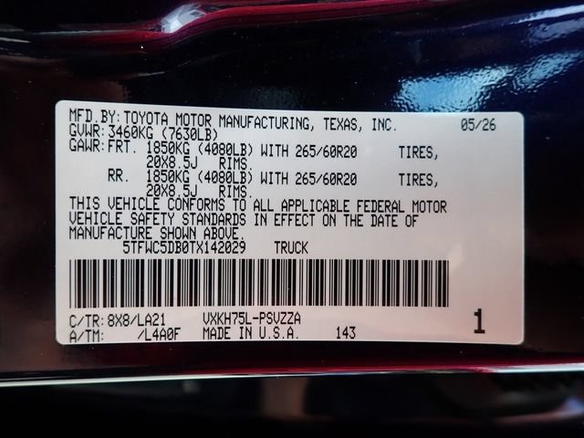 New 2026 Toyota Tundra Limited AWD/4WD image 15