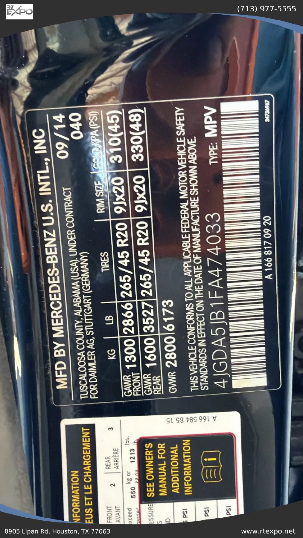 Used 2015 Mercedes-Benz ML 350 ML 350 Sport Utility 4D image 55