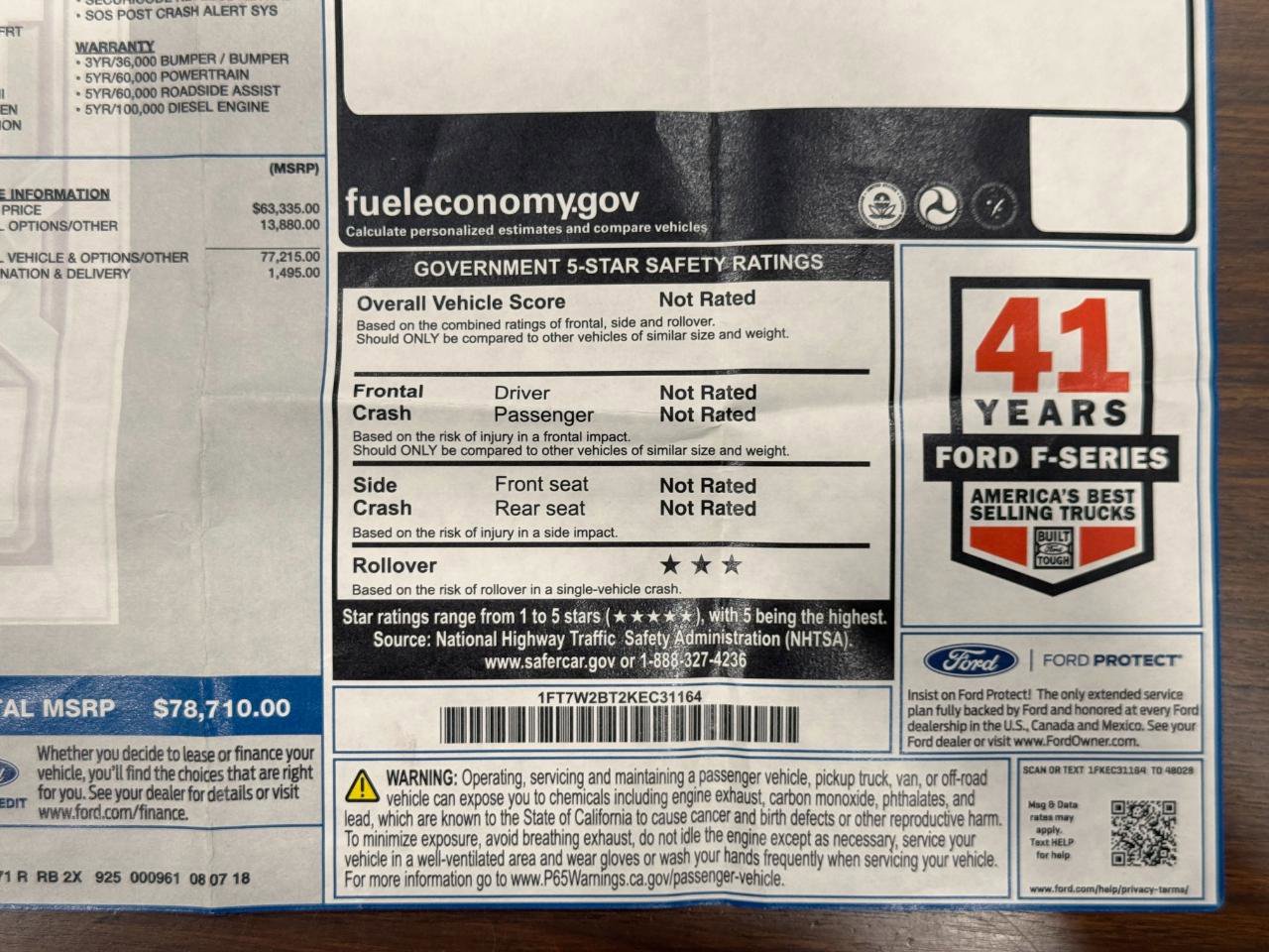 Used 2019 Ford F250 Platinum w/ Platinum Ultimate Package AWD/4WD image 86