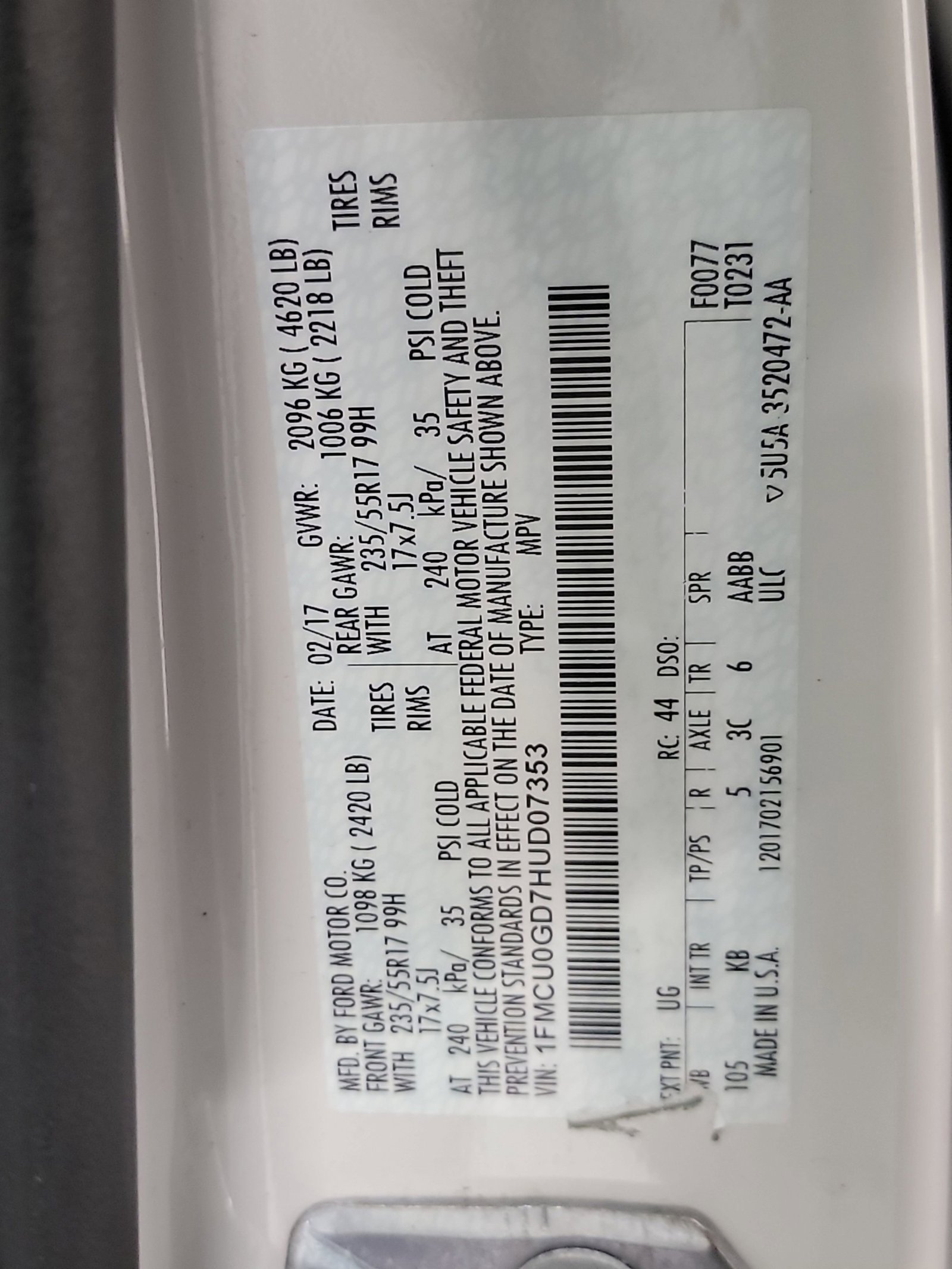 Used 2017 Ford Escape SE w/ Equipment Group 201A image 33