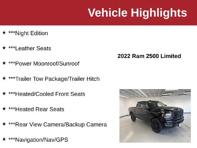 Used 2022 RAM 2500 Limited w/ Night Edition AWD/4WD image 10