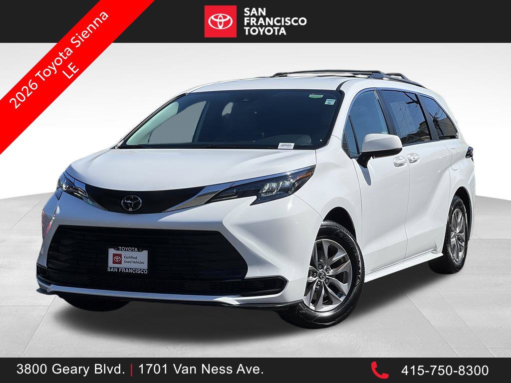 Certified 2026 Toyota Sienna LE