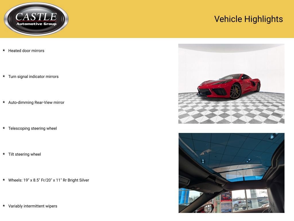 Certified 2025 Chevrolet Corvette Stingray Coupe w/ Battery Protection Package image 7