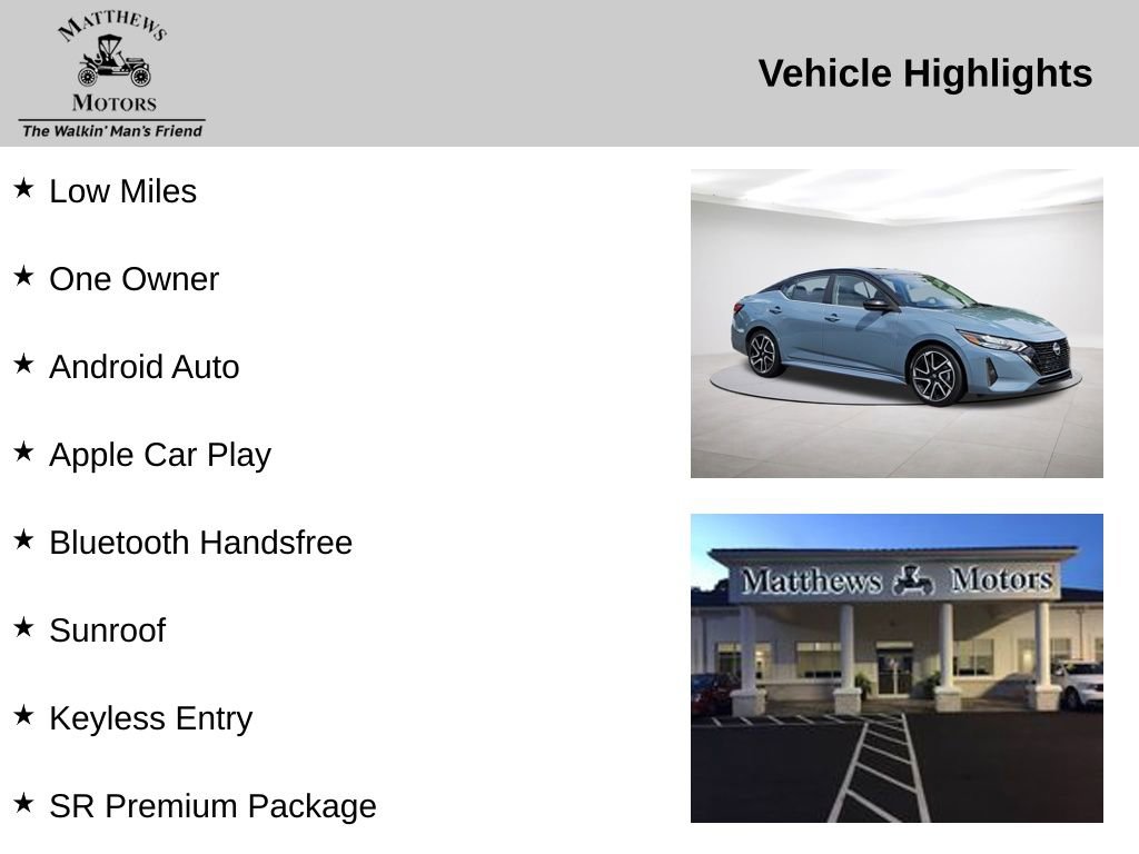 Used 2025 Nissan Sentra SR w/ SR Premium Package FWD image 14