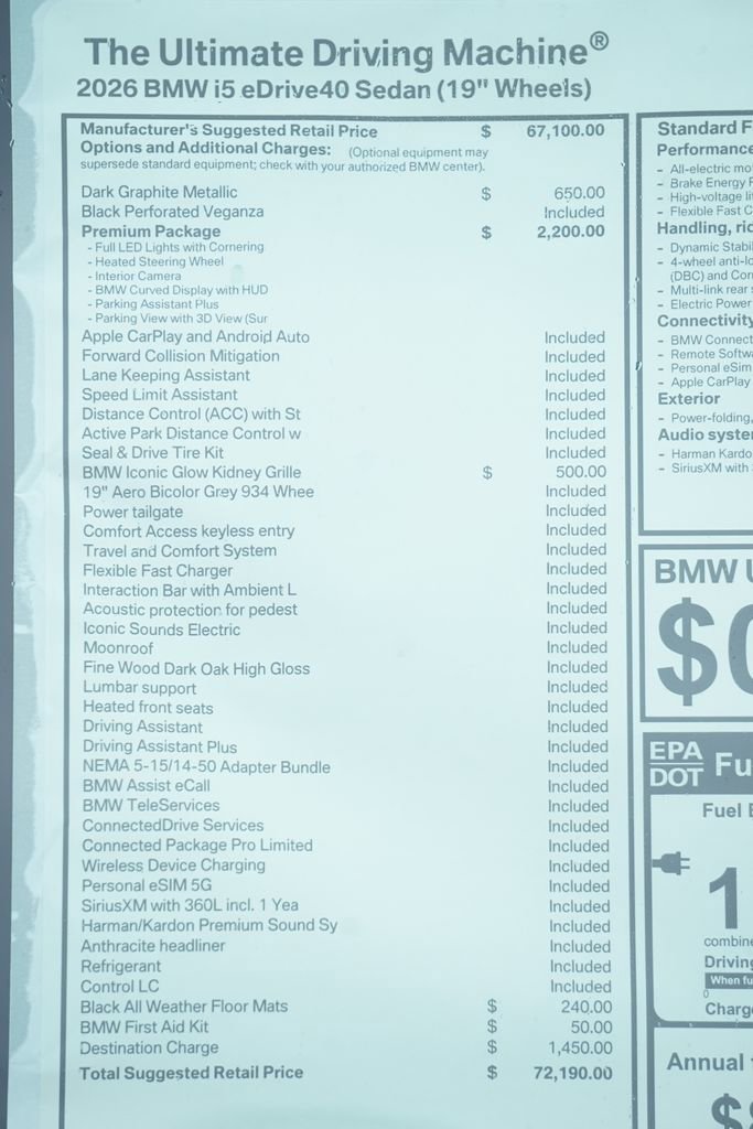 New 2026 BMW i5 eDrive40 w/ Premium Package image 9