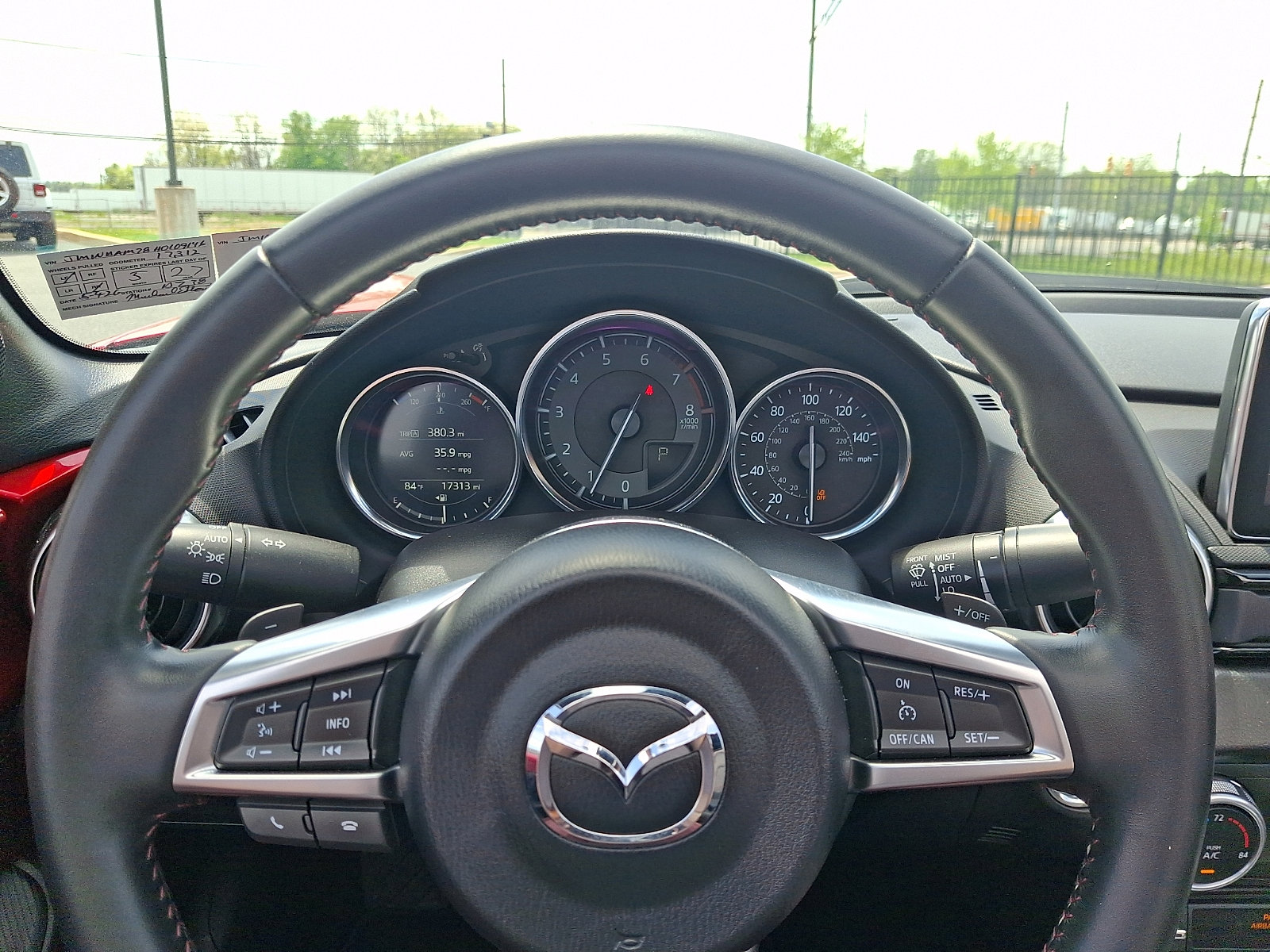 Used 2017 MAZDA MX-5 Miata RF Grand Touring RWD image 16