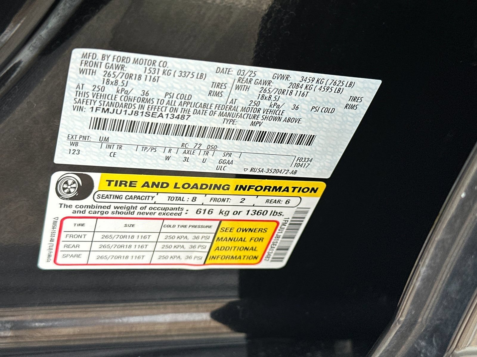 Used 2025 Ford Expedition Active AWD/4WD image 44