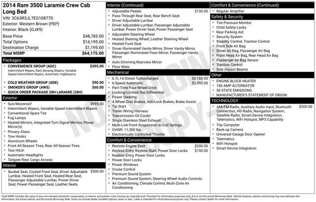 Used 2014 RAM 3500 Laramie w/ Convenience Group image 33
