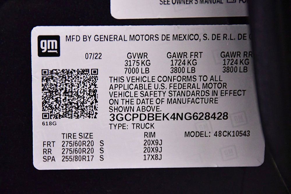 Used 2022 Chevrolet Silverado 1500 Custom image 16