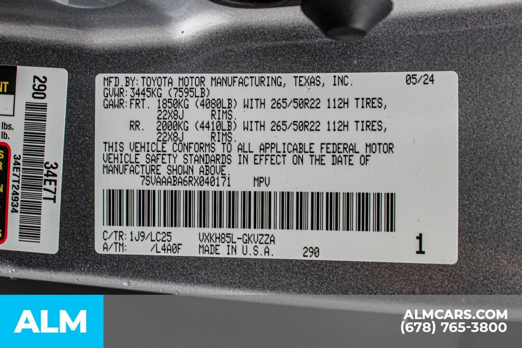 Used 2024 Toyota Sequoia Capstone image 45