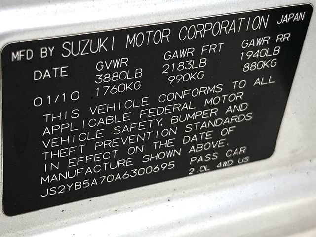 Used 2010 Suzuki SX4 Touring AWD/4WD image 22