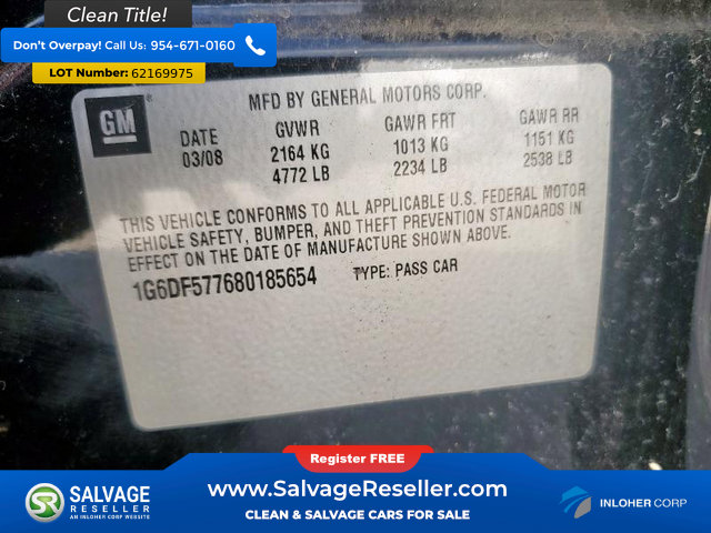 Used 2008 Cadillac CTS 3.6 w/ Wood Trim Package image 16