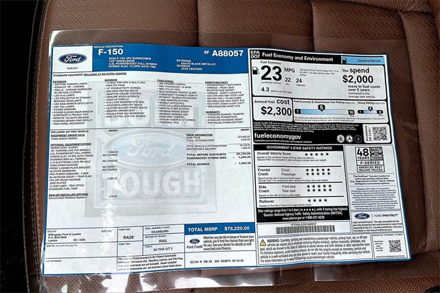 New 2025 Ford F150 King Ranch w/ FX4 Off-Road Package image 14