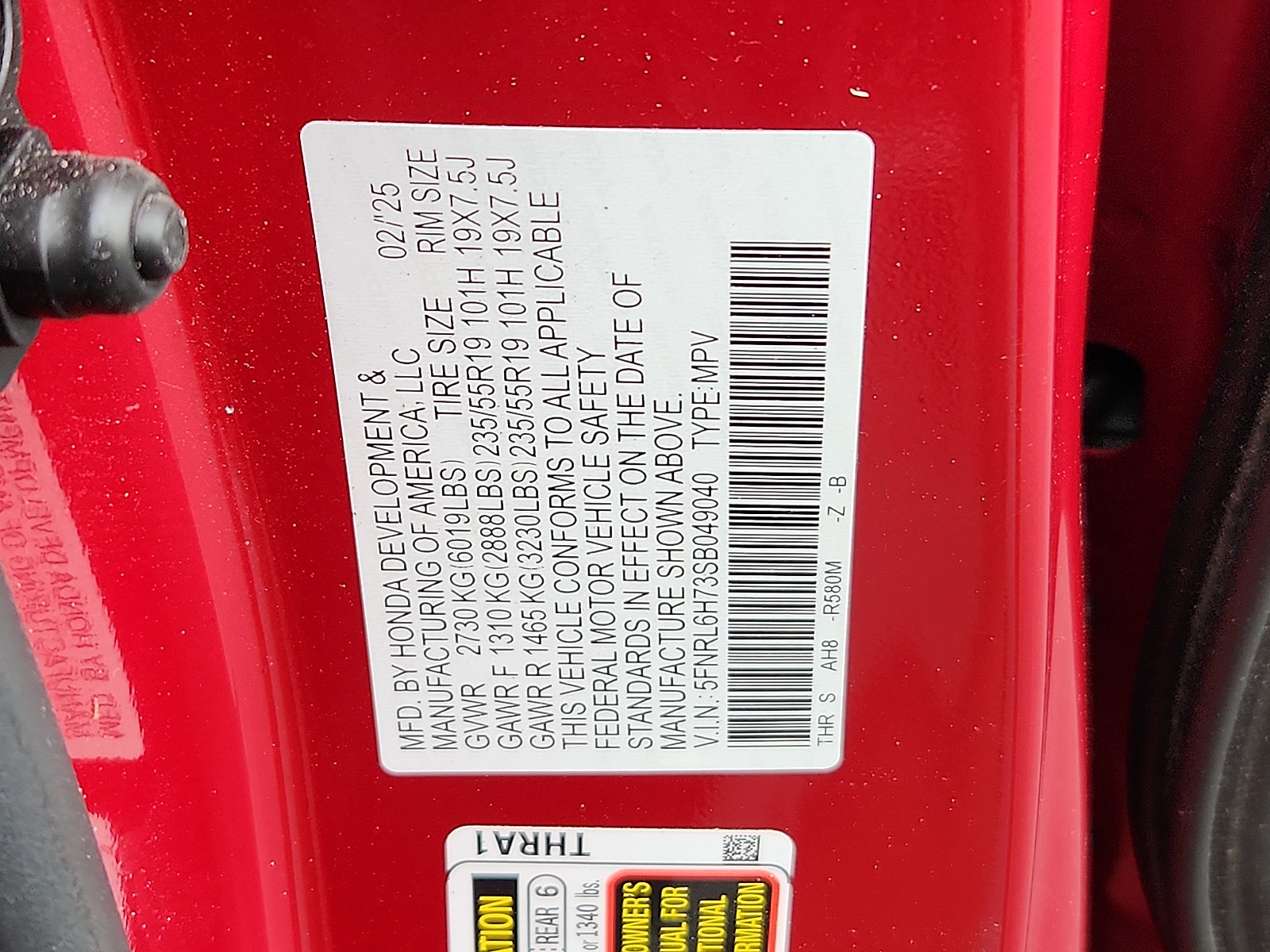Used 2025 Honda Odyssey Sport-L image 27