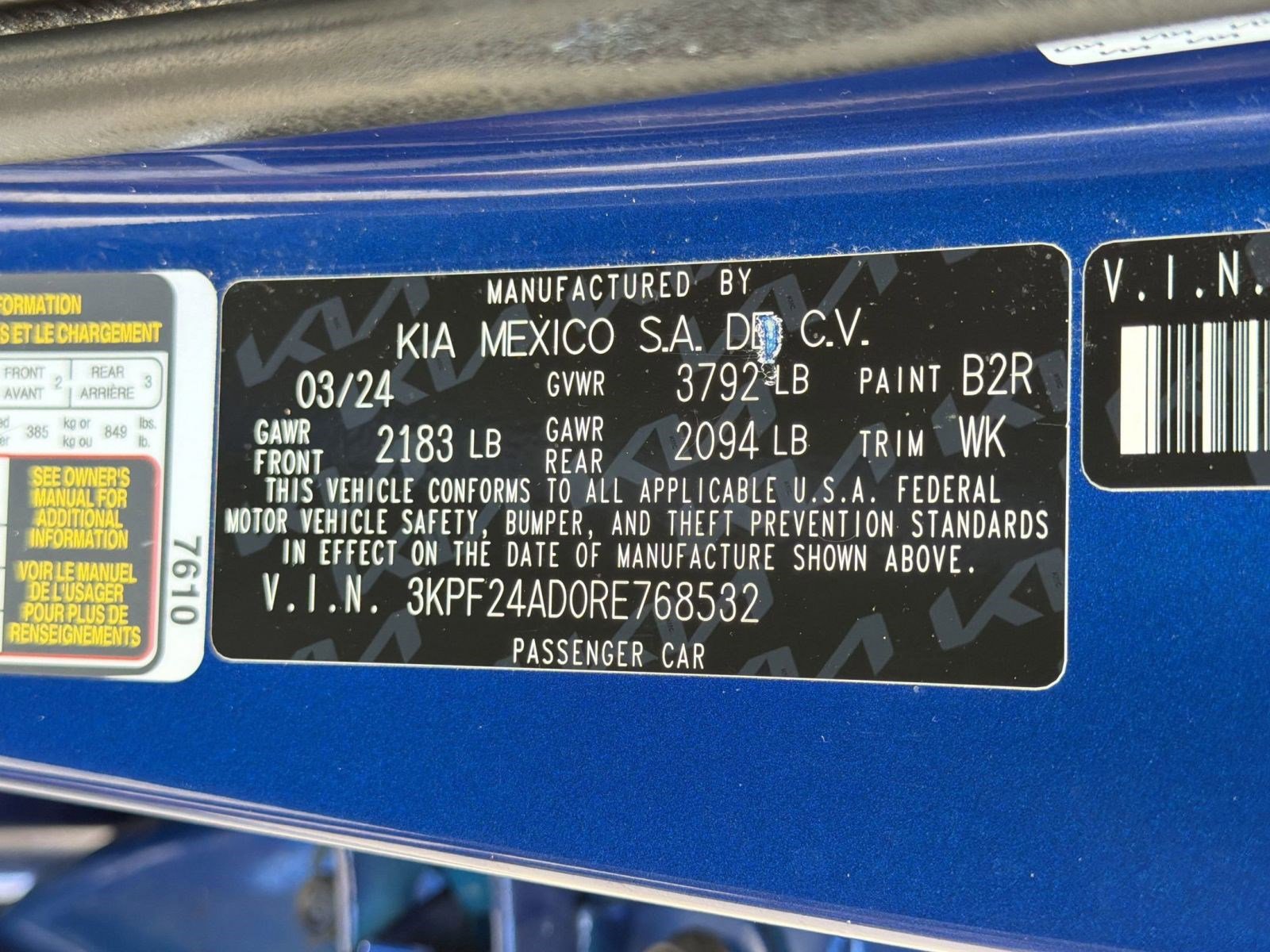 Used 2024 Kia Forte LXS FWD image 19