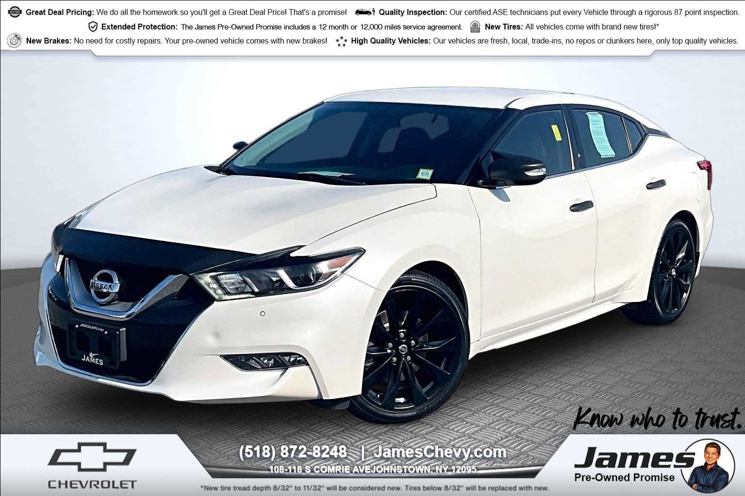 Used 2017 Nissan Maxima SR w/ Midnight Edition
