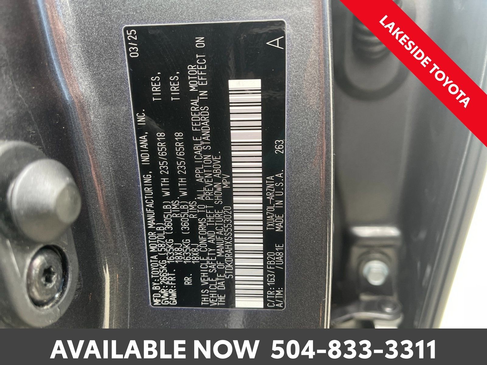 Used 2025 Toyota Highlander LE image 37