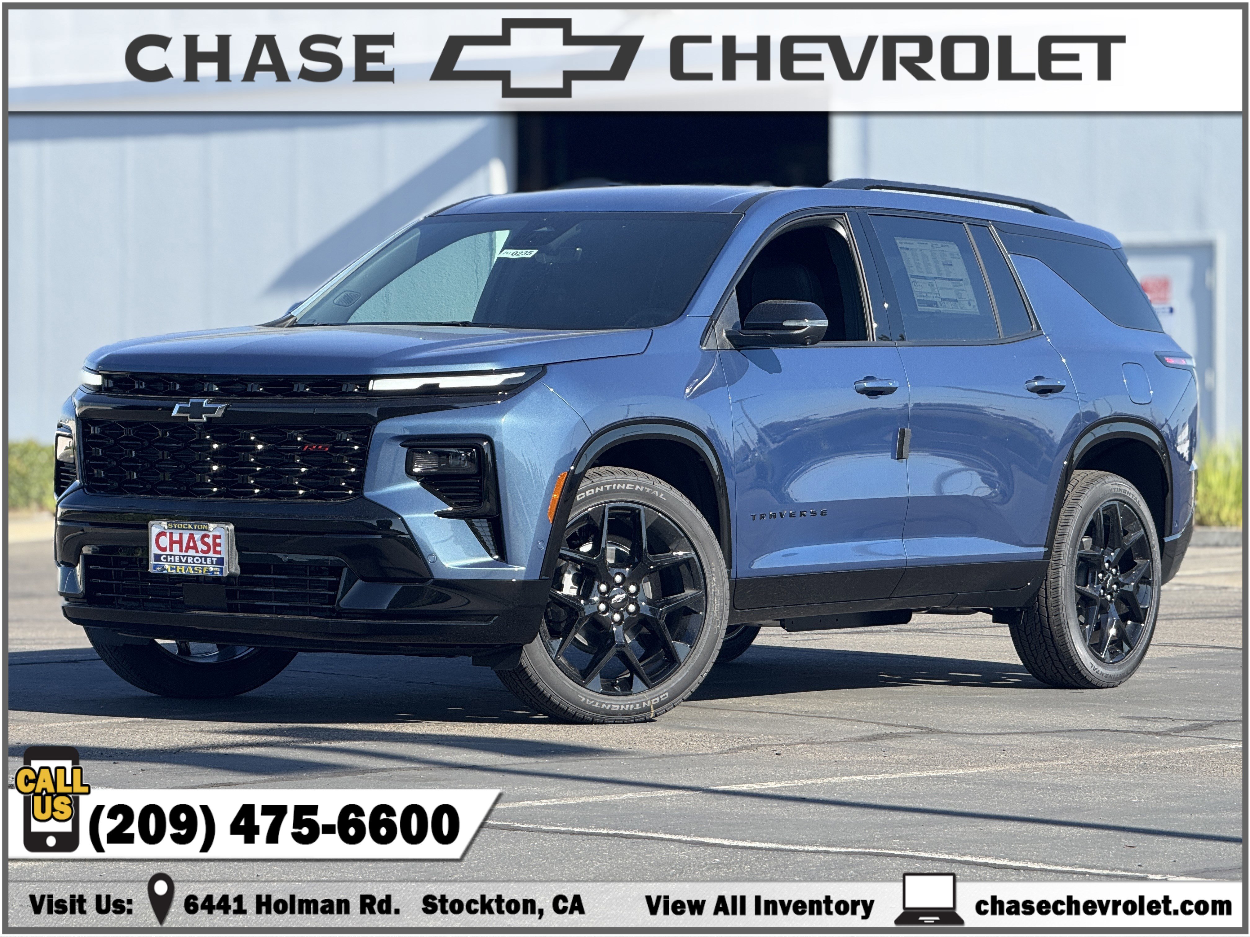 New 2026 Chevrolet Traverse RS w/ LPO, Floor Liner Package